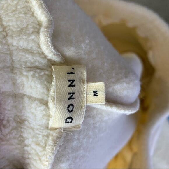 Donni‎ white vintage fleece jogger size medium athleisure loungewear - Picture 8 of 9
